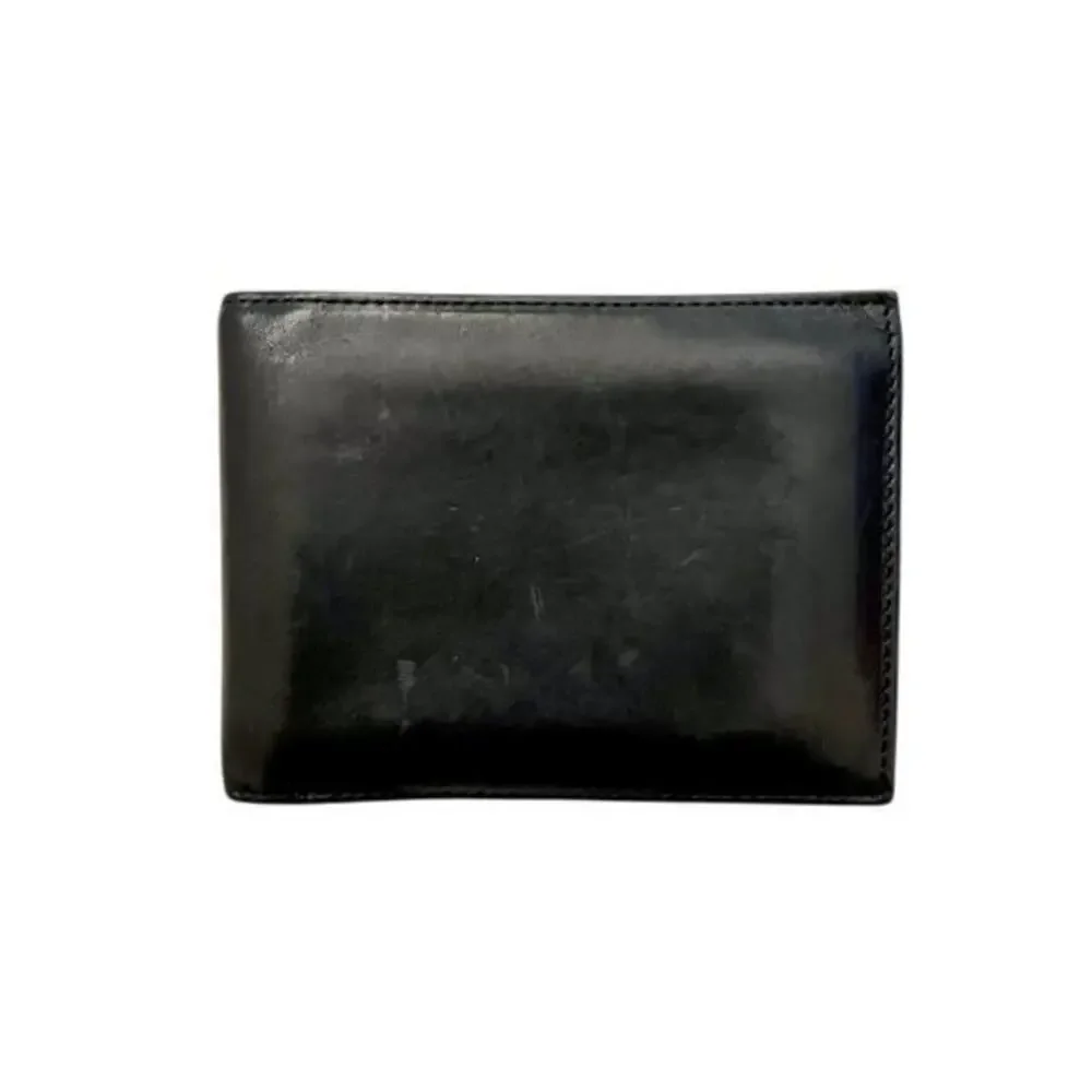 Bosca Essentials Black Old Leather Continental ID Wallet